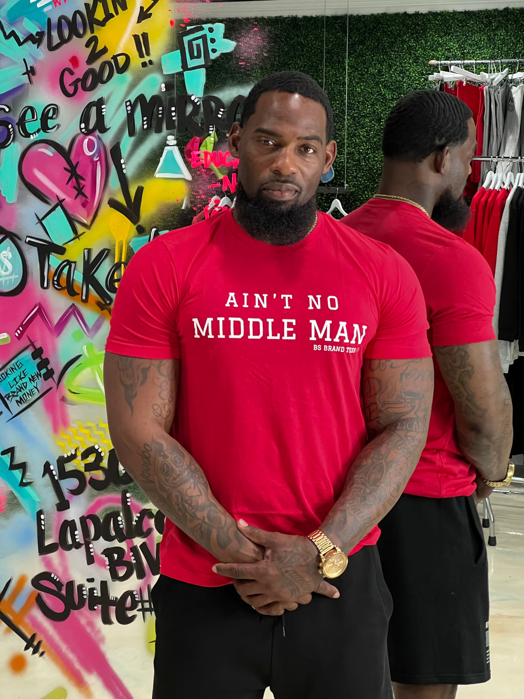 Middle Man Tee