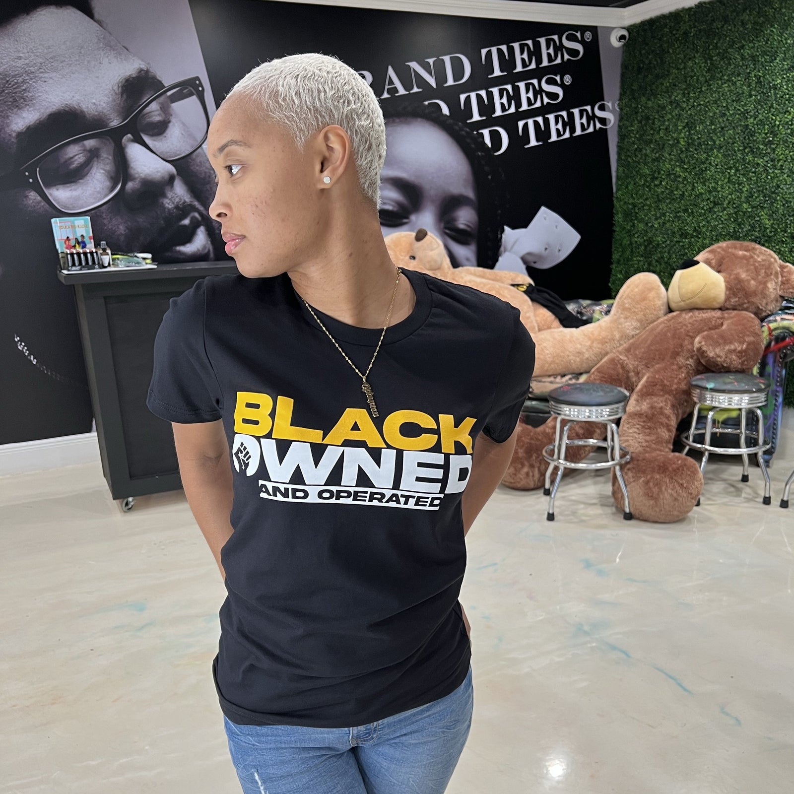 Load image into Gallery viewer, Black Owned And Operated Tee
